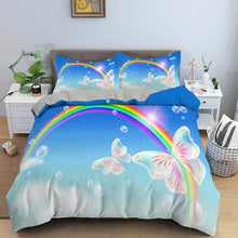 Load image into Gallery viewer, Sparkling Butterfly Duvet Cover Set Collection (US Twin-US King)