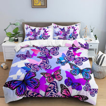 Load image into Gallery viewer, Sparkling Butterfly Duvet Cover Set Collection (US Twin-US King)