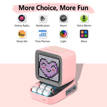 Load image into Gallery viewer, Divoom Ditoo-Pro Retro Pixel Art Bluetooth Portable Speaker/Alarm Clock with LED Display