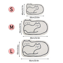 Load image into Gallery viewer, Non-slip Cute Cat Floor Mat/Doormat