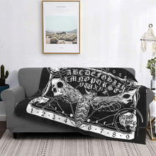 Load image into Gallery viewer, Death Moth Fuzzy Plush Lightweight Throw Blanket