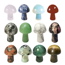 Load image into Gallery viewer, Natural Stone & Crystal Mushrooms