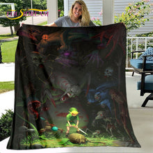Load image into Gallery viewer, Legend of Zelda Plush Throw Blanket Collection 2/2