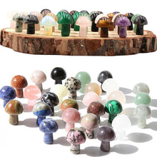 Load image into Gallery viewer, Natural Stone & Crystal Mushrooms