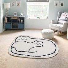 Load image into Gallery viewer, Non-slip Cute Cat Floor Mat/Doormat