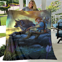 Load image into Gallery viewer, Legend of Zelda Plush Throw Blanket Collection 2/2