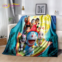 Load image into Gallery viewer, Doraemon Anime Soft Plush Flannel Throw Blanket (More Variations)