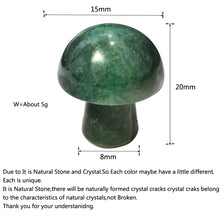 Load image into Gallery viewer, Natural Stone & Crystal Mushrooms