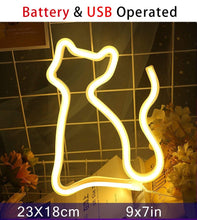 Load image into Gallery viewer, Sailor Moon Luna Cat Bedroom Neon Wall Sign