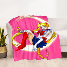 Load image into Gallery viewer, Sailor Moon Soft Plush Throw Blanket Collection