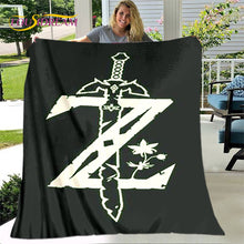 Load image into Gallery viewer, Legend of Zelda Plush Throw Blanket Collection 2/2