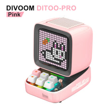Load image into Gallery viewer, Divoom Ditoo-Pro Retro Pixel Art Bluetooth Portable Speaker/Alarm Clock with LED Display