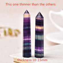 Load image into Gallery viewer, 70-80mm Natural Stone/Crystal Prisms
