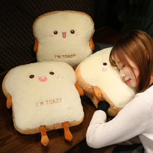 Load image into Gallery viewer, Adorable Bread Pillow  &quot;I&#39;M TOAST&quot;
