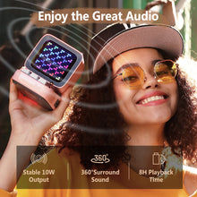 Load image into Gallery viewer, Divoom Ditoo-Pro Retro Pixel Art Bluetooth Portable Speaker/Alarm Clock with LED Display
