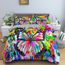 Load image into Gallery viewer, Sparkling Butterfly Duvet Cover Set Collection (US Twin-US King)
