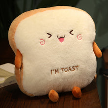 Load image into Gallery viewer, Adorable Bread Pillow  &quot;I&#39;M TOAST&quot;
