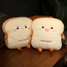 Load image into Gallery viewer, Adorable Bread Pillow  &quot;I&#39;M TOAST&quot;
