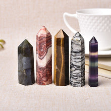 Load image into Gallery viewer, 70-80mm Natural Stone/Crystal Prisms
