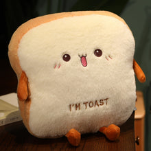 Load image into Gallery viewer, Adorable Bread Pillow  &quot;I&#39;M TOAST&quot;
