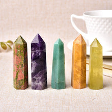 Load image into Gallery viewer, 60-70mm Natural Stone/Crystal Prisms
