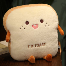 Load image into Gallery viewer, Adorable Bread Pillow  &quot;I&#39;M TOAST&quot;
