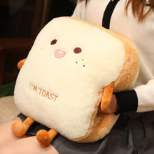 Load image into Gallery viewer, Adorable Bread Pillow  &quot;I&#39;M TOAST&quot;
