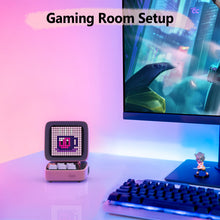 Load image into Gallery viewer, Divoom Ditoo-Pro Retro Pixel Art Bluetooth Portable Speaker/Alarm Clock with LED Display
