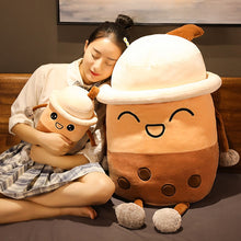 Load image into Gallery viewer, Kawaii Bubble Tea Boba Plushie Pillows
