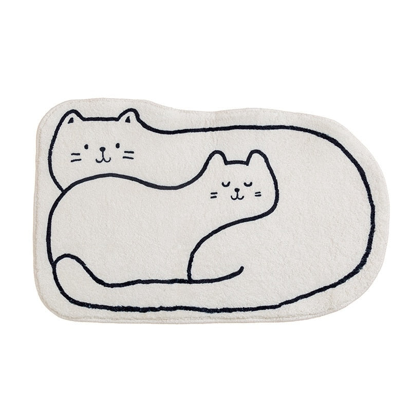 Non-slip Cute Cat Floor Mat/Doormat