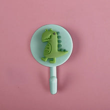 Load image into Gallery viewer, Cute Wall Hooks: Plastic Self Adhesive Wall Hanger, For Kids Room/Home Decor
