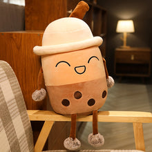 Load image into Gallery viewer, Kawaii Bubble Tea Boba Plushie Pillows

