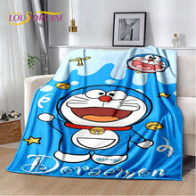 Load image into Gallery viewer, Doraemon Anime Soft Plush Flannel Throw Blanket
