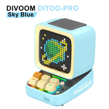 Load image into Gallery viewer, Divoom Ditoo-Pro Retro Pixel Art Bluetooth Portable Speaker/Alarm Clock with LED Display
