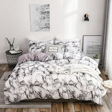 Load image into Gallery viewer, Marble Bedding Bed Duvet Collection (US Twin-US King)
