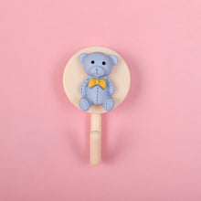Load image into Gallery viewer, Cute Wall Hooks: Plastic Self Adhesive Wall Hanger, For Kids Room/Home Decor
