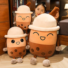 Load image into Gallery viewer, Kawaii Bubble Tea Boba Plushie Pillows
