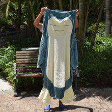 Load image into Gallery viewer, 150/200cm Giant Snorlax Skin plush toy cover: Soft plush pillow case with zipper
