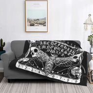 Death Moth Fuzzy Plush Lightweight Throw Blanket