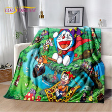 Load image into Gallery viewer, Doraemon Anime Soft Plush Flannel Throw Blanket (More Variations)
