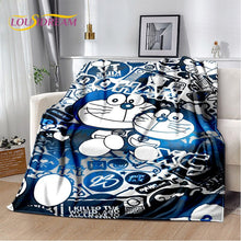 Load image into Gallery viewer, Doraemon Anime Soft Plush Flannel Throw Blanket
