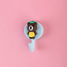 Load image into Gallery viewer, Cute Wall Hooks: Plastic Self Adhesive Wall Hanger, For Kids Room/Home Decor
