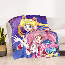 Load image into Gallery viewer, Sailor Moon Soft Plush Throw Blanket Collection
