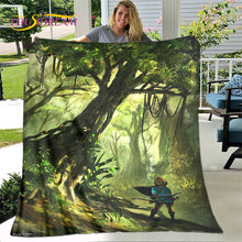 Load image into Gallery viewer, Legend of Zelda Plush Throw Blanket Collection 1/2
