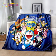 Doraemon Anime Soft Plush Flannel Throw Blanket (More Variations)