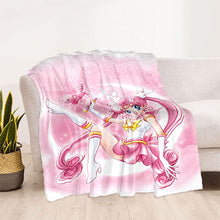 Load image into Gallery viewer, Sailor Moon Soft Plush Throw Blanket Collection
