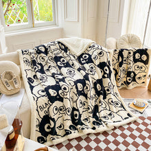 Load image into Gallery viewer, 2 In 1 Multi Functional Quilt Blanket: Thick Super Soft Double-layer Plush Flannel Blanket

