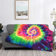Soft Tie Dye Throw Blanket