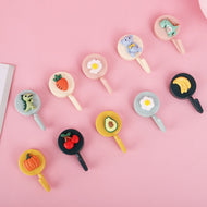 Cute Wall Hooks: Plastic Self Adhesive Wall Hanger, For Kids Room/Home Decor